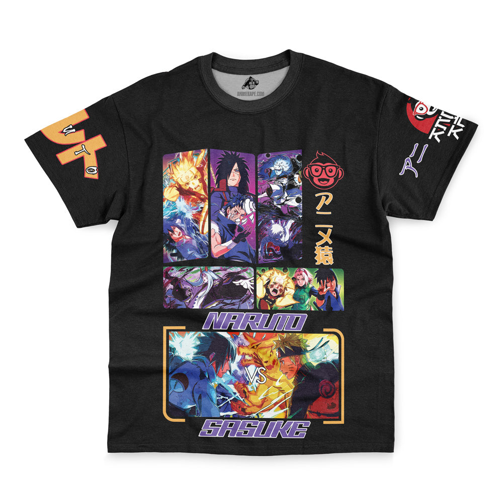 Naruto Streetwear 4Th Great Shinobi War Shippuden T-Shirt