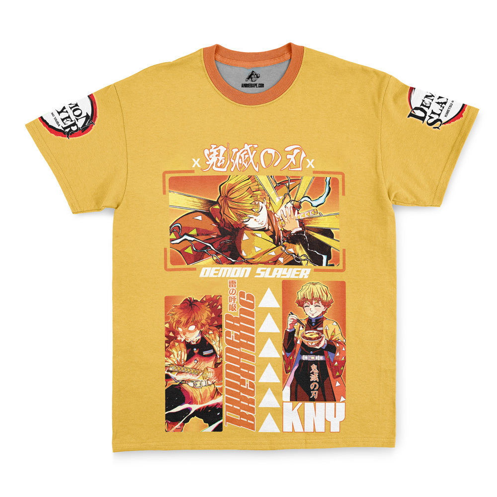Streetwear Agatsuma Zenitsu V2 Demon Slayer T-Shirt