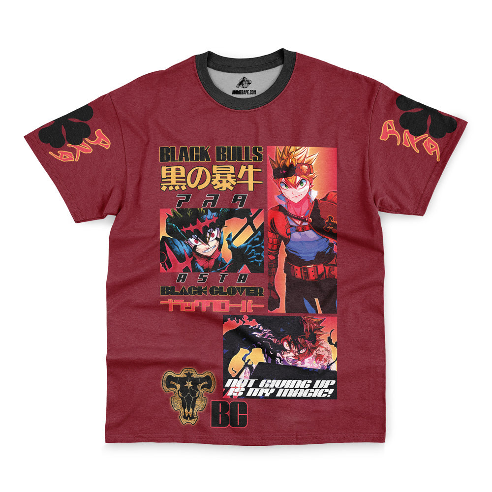 Streetwear Asta V4 Black Clover T-Shirt