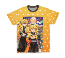 Load image into Gallery viewer, Agatsuma Zenitsu Haori Demon Slayer Streetwear T-Shirt