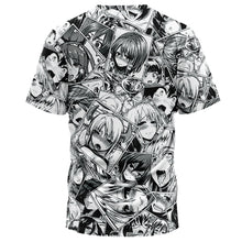 Load image into Gallery viewer, Ahegao Manga Collage T-Shirt