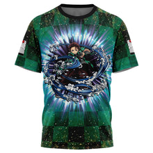 Load image into Gallery viewer, Astral Aura Tanjiro Demon Slayer T-Shirt