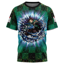 Load image into Gallery viewer, Astral Aura Tanjiro Demon Slayer T-Shirt