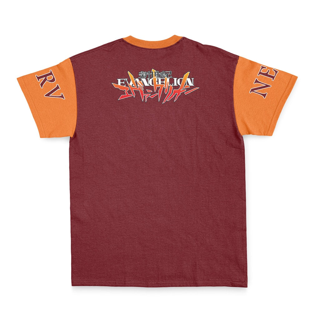 Asuka Langley Sohryu X Eva 02 Neon Genesis Evangelion Streetwear T-Shirt