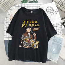 Load image into Gallery viewer, Attack On Titan Anime Titan Flakes Shirt Graphic T-Shirt