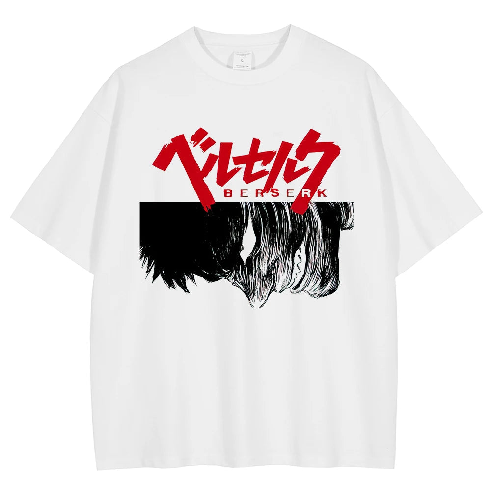 Vintage Berserk Guts Anime Lone Wolf Vengeance T-Shirt