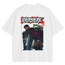 Load image into Gallery viewer, Oversized Vintage Anime Berserk Guts Mens T-Shirt