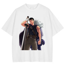 Load image into Gallery viewer, Berserk Guts Anime Graphic Vintage Tee Oversized T-Shirt