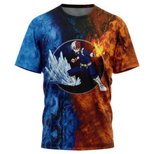 Load image into Gallery viewer, Burning Fire Shoto My Hero Academia T-Shirt
