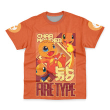 Load image into Gallery viewer, Charmander Pokemon Streetwear T-Shirt