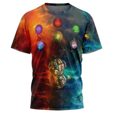 Load image into Gallery viewer, Cosmic Infinity Stones Marvel T-Shirt