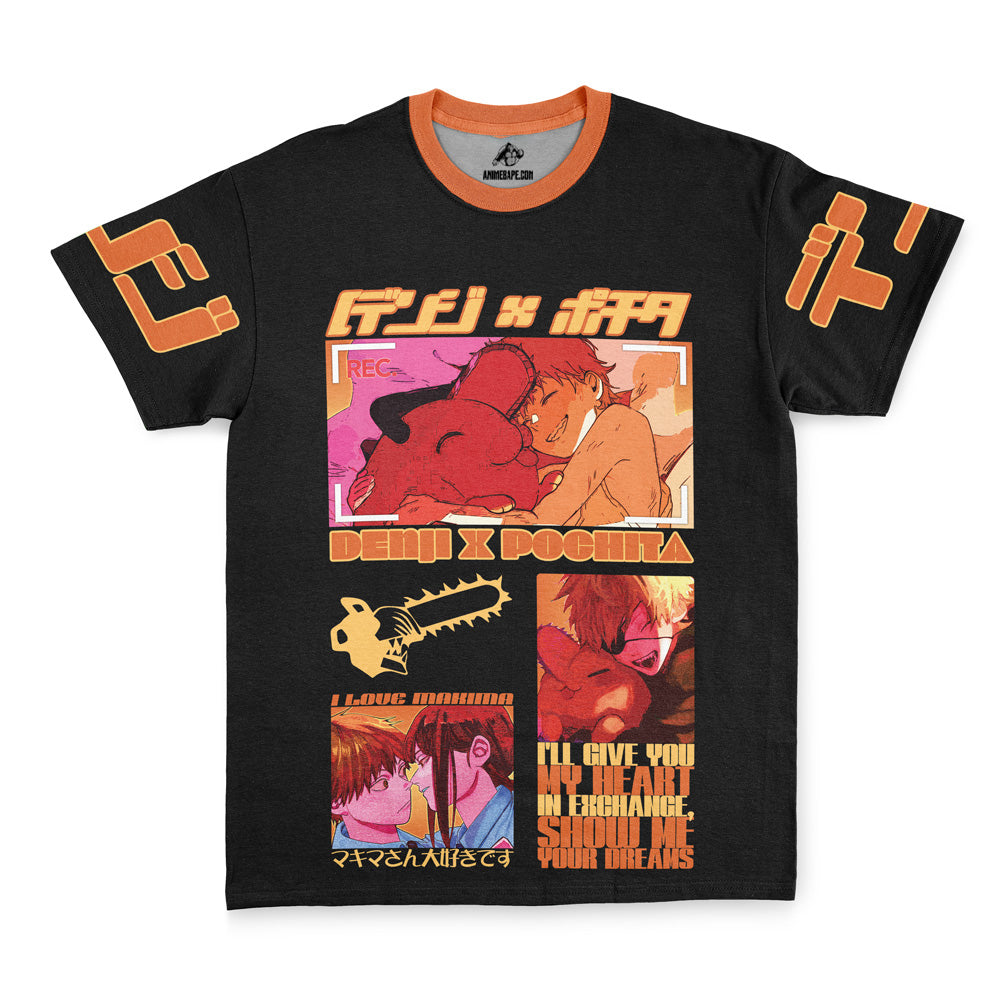Streetwear Denji V5 Chainsaw Man T-Shirt