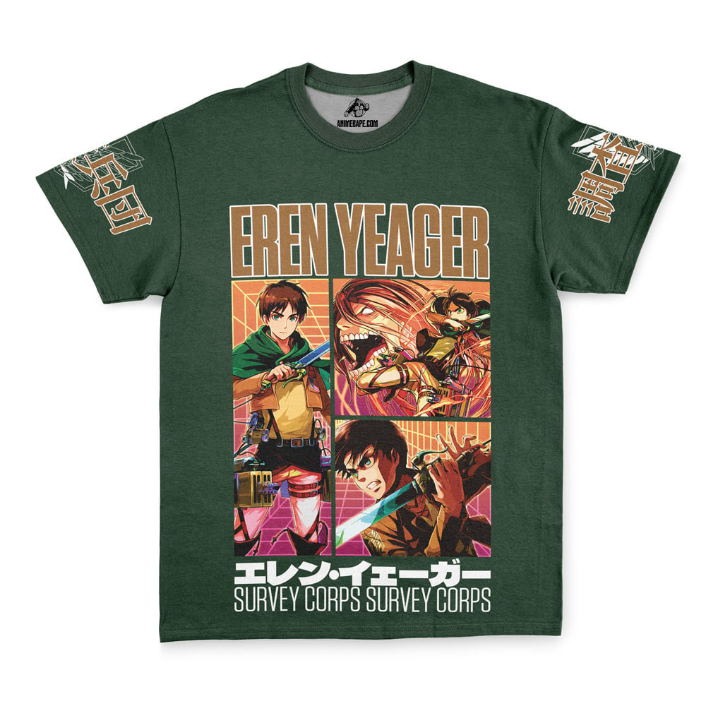 Eren Yeager Attack On Titan Streetwear T-Shirt