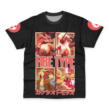 Load image into Gallery viewer, Fire Type Pokemon Streetwear T-Shirt