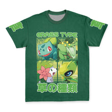 Load image into Gallery viewer, Grass Type Pokemon Streetwear T-Shirt