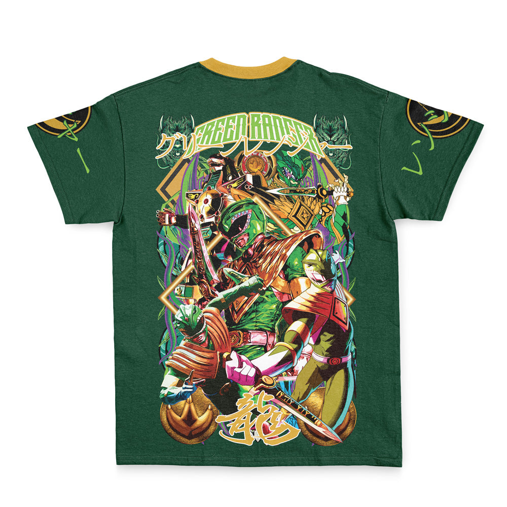 Streetwear Green Ranger Mighty Morphin Power Rangers T-Shirt