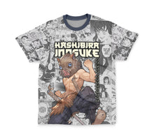 Load image into Gallery viewer, Hashibira Inosuke Manga Collage Demon Slayer Streetwear T-Shirt