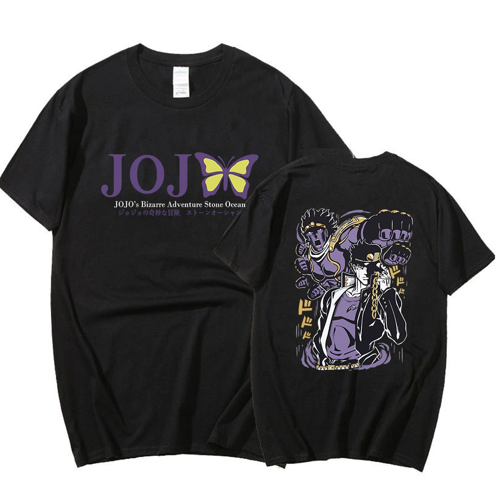 Jojos Bizarre Adventure Jotaro Anime Graphic Tee Shirt