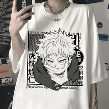 Load image into Gallery viewer, Jujutsu Kaisen Anime Itadori Yuji Graphic Tee T-Shirt