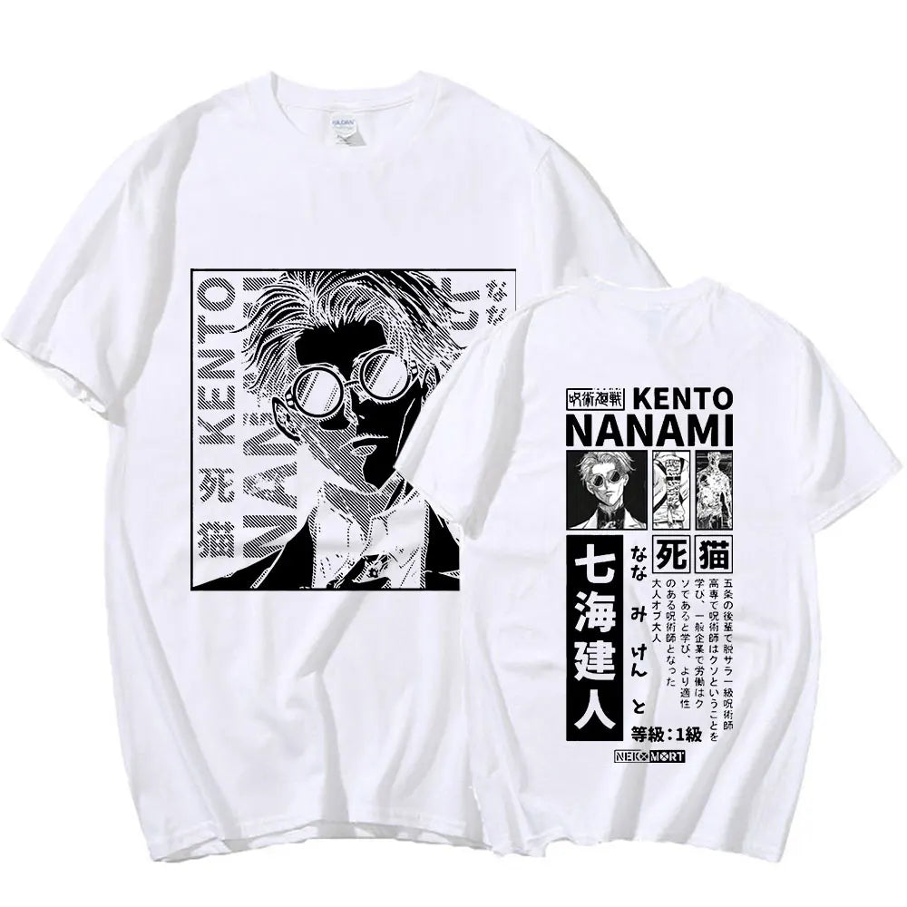 Jujutsu Kaisen Nanami Anime Graphic Tee Shirt For Men