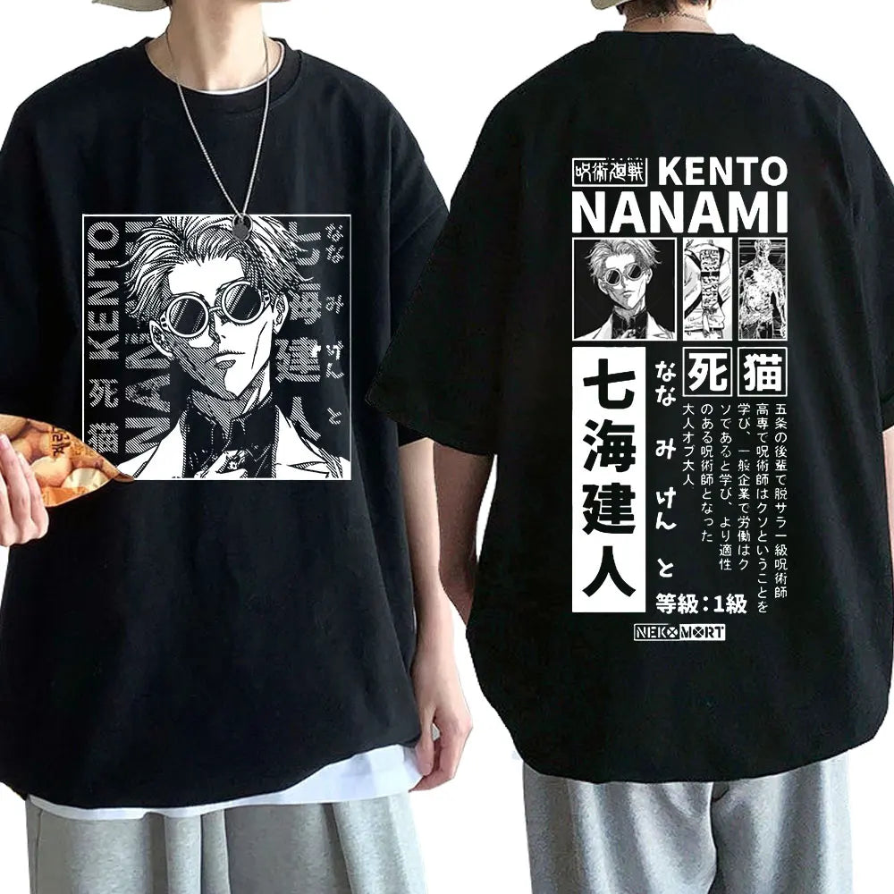Jujutsu Kaisen Nanami Anime Graphic Tee Shirt For Men