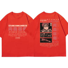 Load image into Gallery viewer, Ryomen Sukuna Cursed King Anime T-Shirt Jujutsu Kaisen Graphic