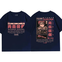 Load image into Gallery viewer, Ryomen Sukuna Cursed King Anime T-Shirt Jujutsu Kaisen Graphic