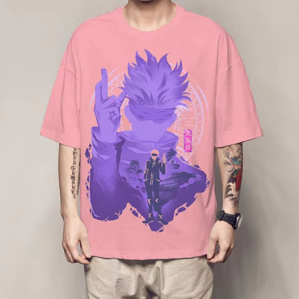 Jujutsu Kaisen Satoru Gojo Anime Mens Graphic T-Shirt