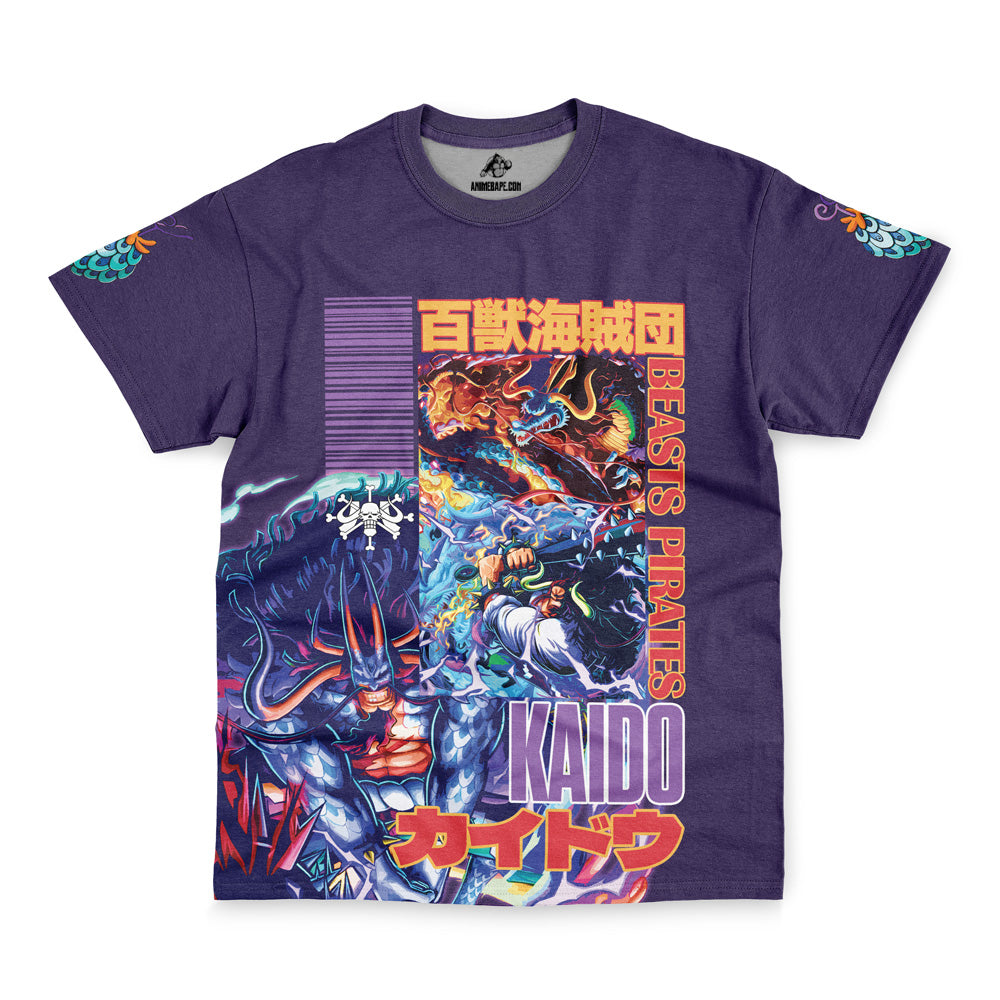 Streetwear Kaido V2 One Piece Pirates T-Shirt
