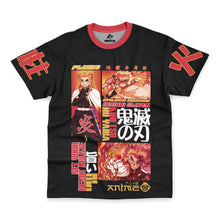 Load image into Gallery viewer, Streetwear Kyojuro Rengoku V3 Demon Slayer T-Shirt