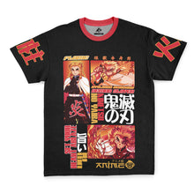 Load image into Gallery viewer, Streetwear Kyojuro Rengoku V3 Demon Slayer T-Shirt