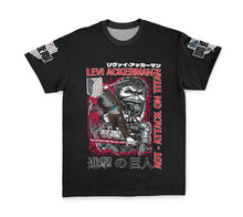 Load image into Gallery viewer, Levi Ackerman X Beast Titan Attack On Titan Streetwear T-Shirt