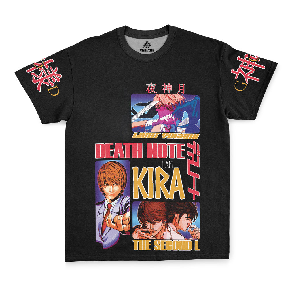 Light Yagami V2 Death Note Streetwear T-Shirt