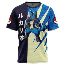 Load image into Gallery viewer, Lucario Attack Pokemon T-Shirt