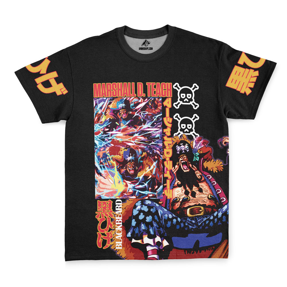 Marshall D. Teach V2 One Piece Pirates Streetwear T-Shirt