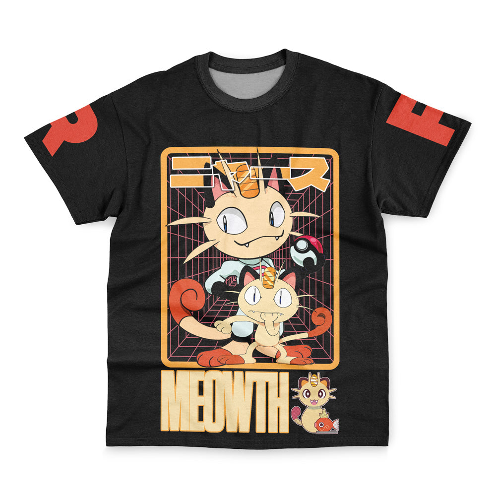 Meowth Pokemon Streetwear T-Shirt