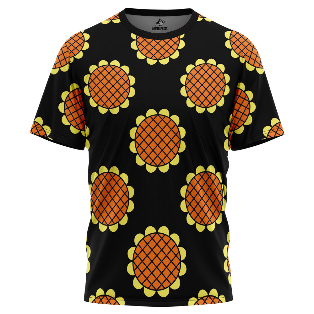 Monkey D. Luffy Black Dressrosa One Piece Pirates T-Shirt