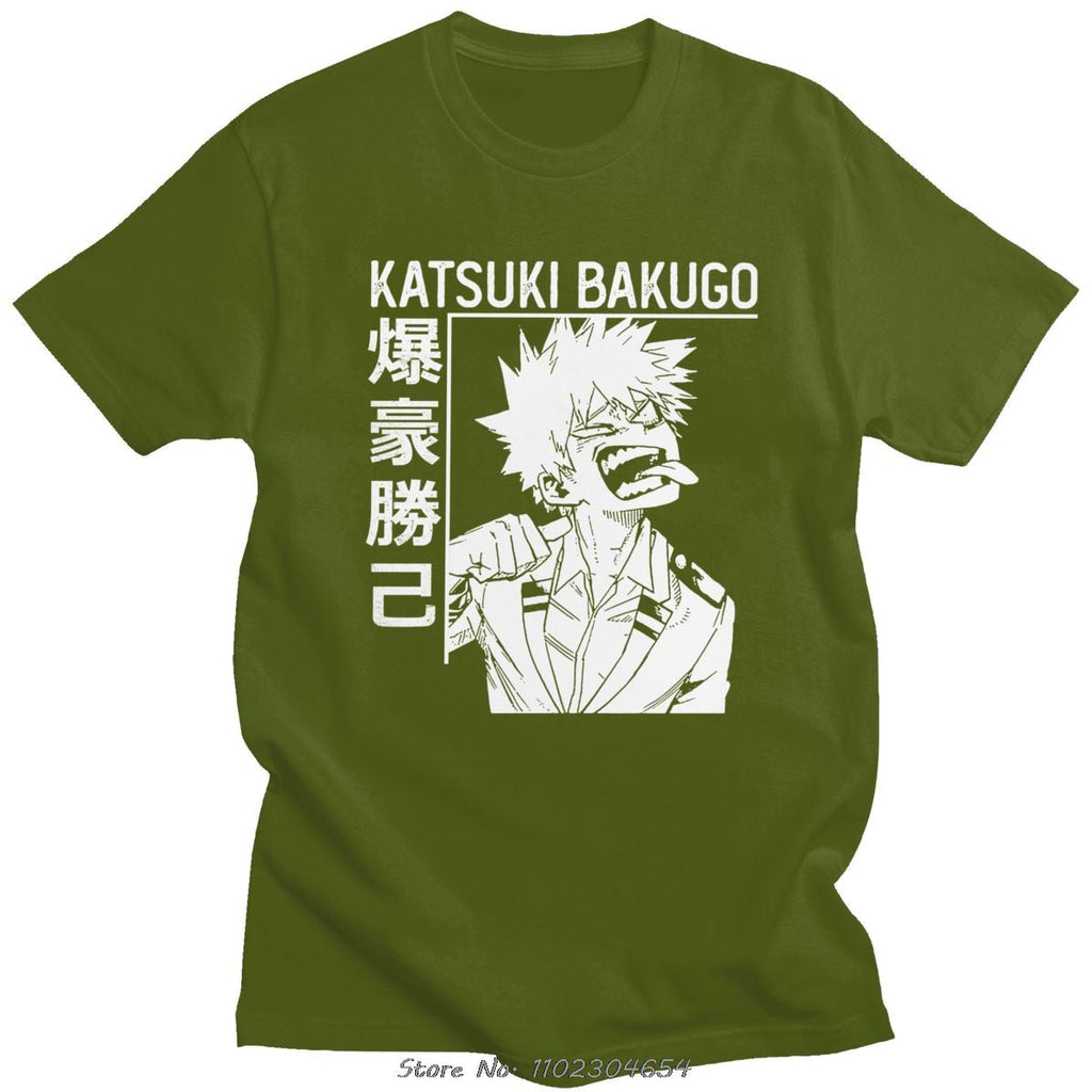 My Hero Academia Bakugo Manga Anime Tee Graphic T-Shirt