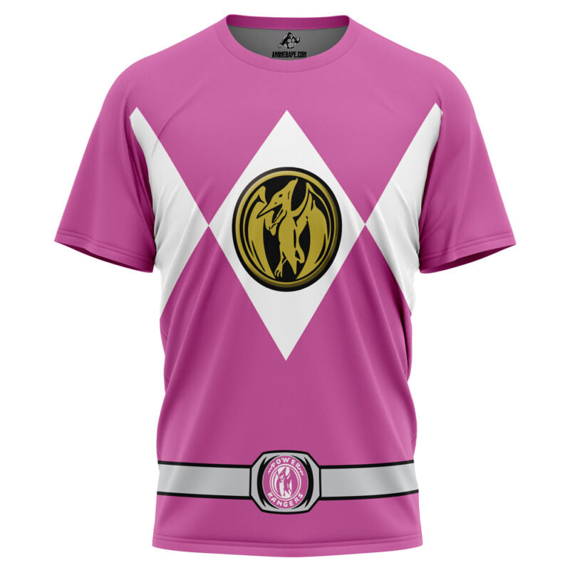 Pink Ranger Mighty Morphin Power Rangers T-Shirt