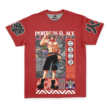 Load image into Gallery viewer, Portgas D. Ace One Piece Pirates Streetwear T-Shirt