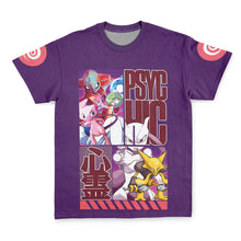 Load image into Gallery viewer, Psychic Type Pokemon Streetwear T-Shirt