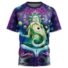 Load image into Gallery viewer, Rick And Morty Trippy Cosmic Rick T-Shirt