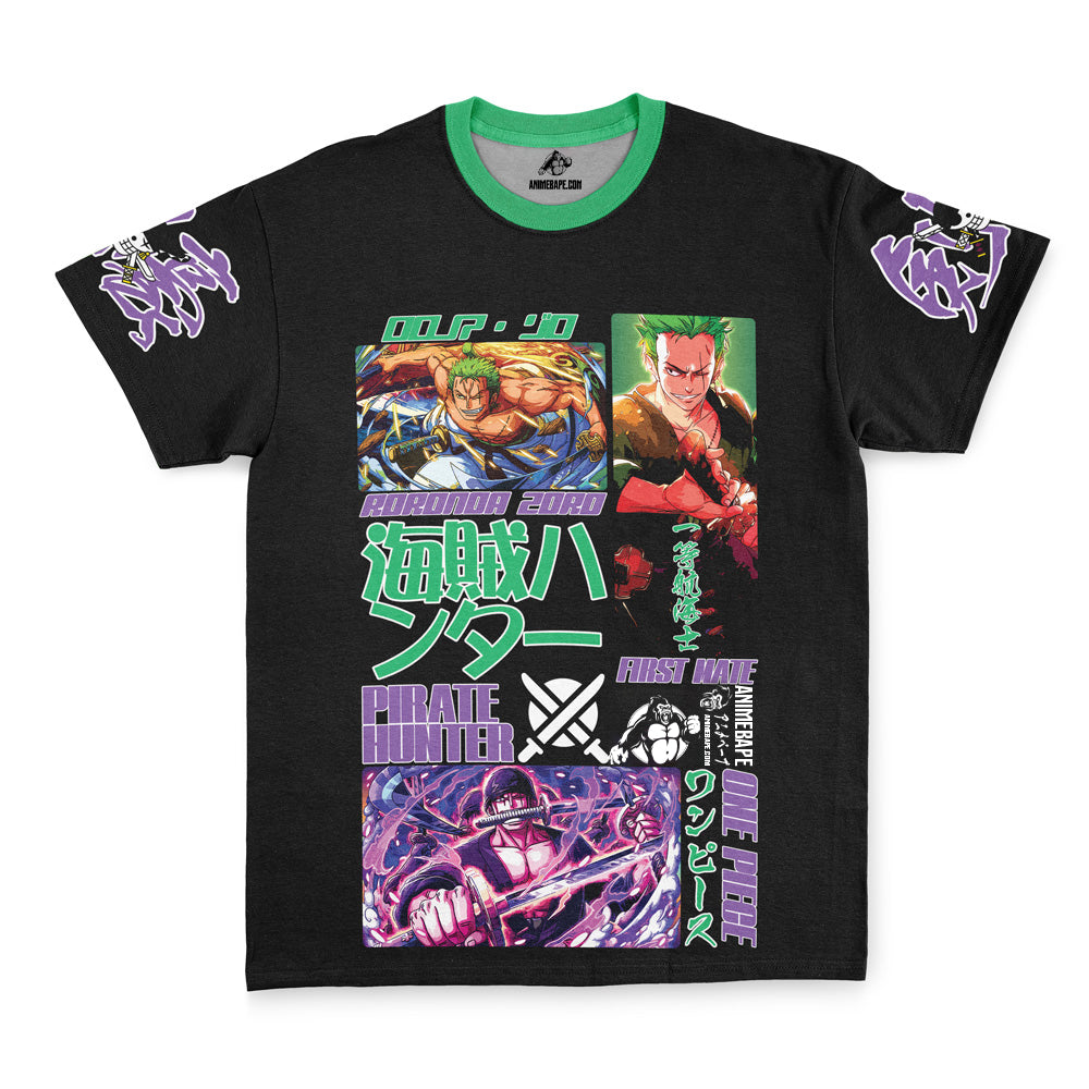 Roronoa Zoro V4 One Piece Pirates Streetwear T-Shirt