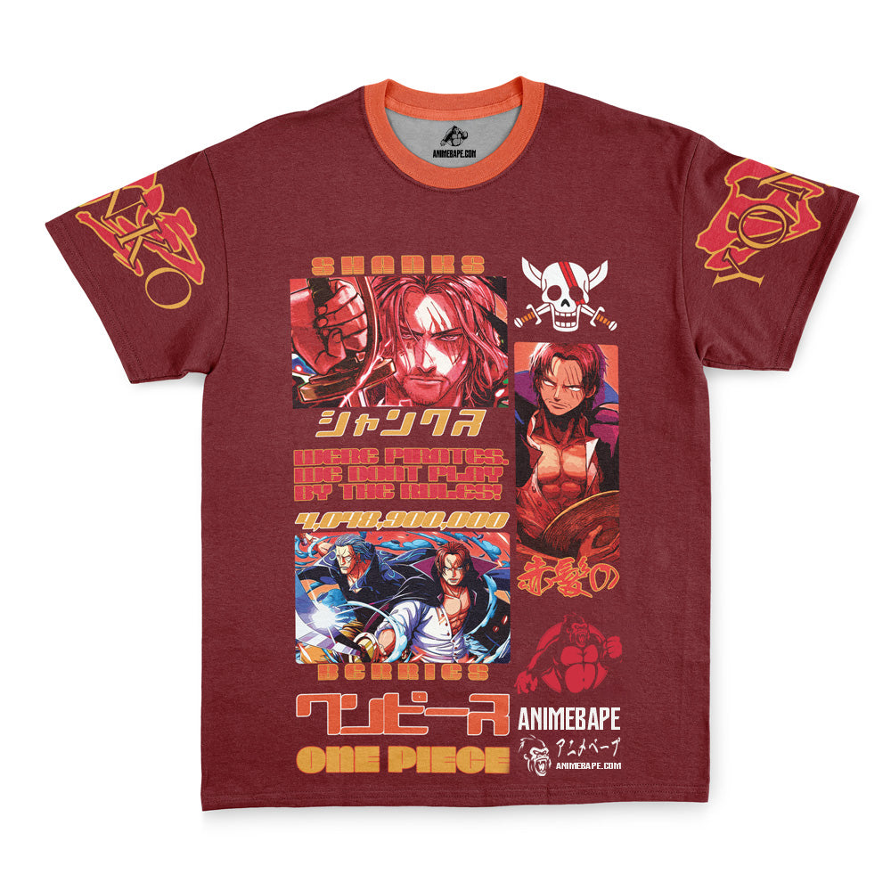 Shanks V3 One Piece Pirates Streetwear T-Shirt