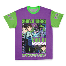 Load image into Gallery viewer, Shinji Ikari X Eva 01 Neon Genesis Evangelion Streetwear T-Shirt