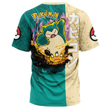 Load image into Gallery viewer, Snorlax Attack Pokemon T-Shirt