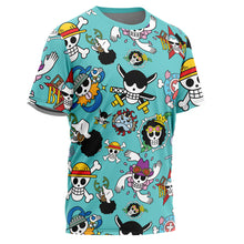 Load image into Gallery viewer, Strawhats Jolly Roger One Piece T-Shirt