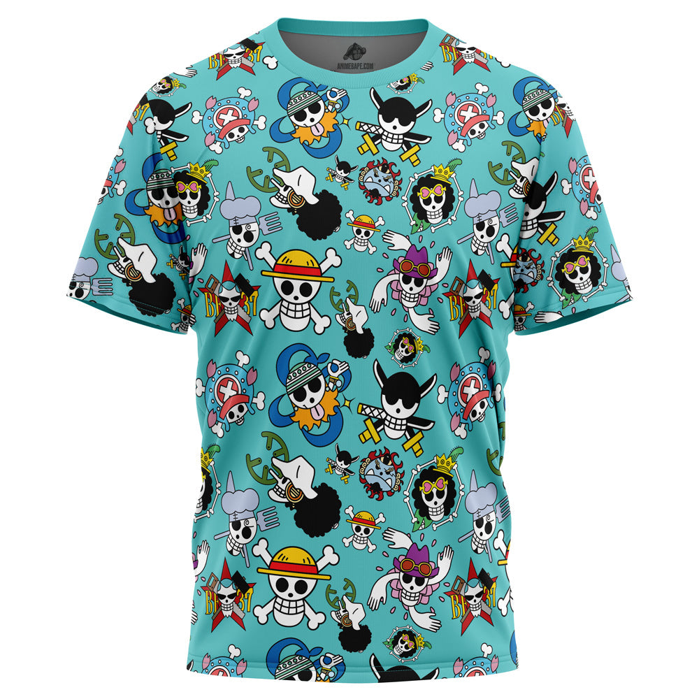 Strawhats Jolly Roger V2 One Piece Pirates T-Shirt