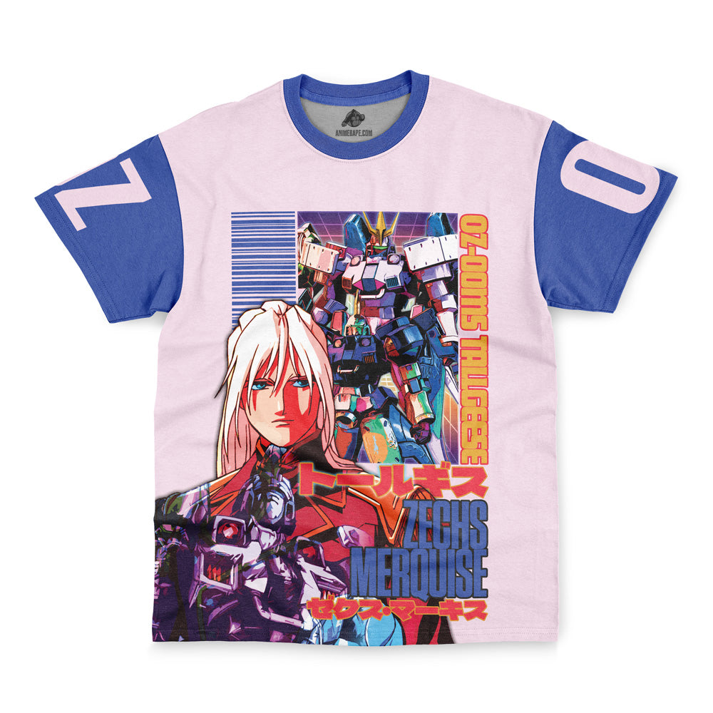 Tallgeese X Zechs Merquise Gundam Wing Streetwear T-Shirt