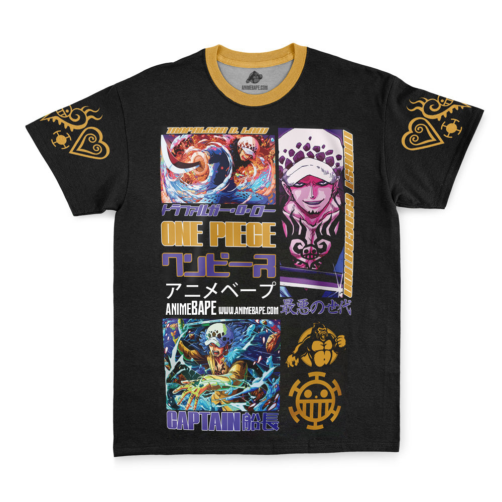 Trafalgar D. Law V4 One Piece Pirates Streetwear T-Shirt